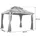 Sojag Gazebo Mykonos 2,99 x 2,92 m anthrazit