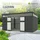 Juskys Gerätehaus Luzern 12 m2 Anthrazit