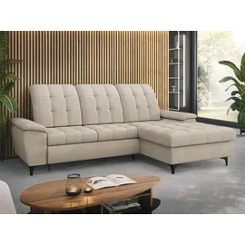 Mirjan24 Ecksofa Beige,