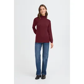 Oxmo Rollkragenpullover Rot S