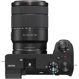 Sony Alpha 6700 Kit Systemkamera mit Objektiv 18-135 mm, 7,5 cm Display Touchscreen, WLAN