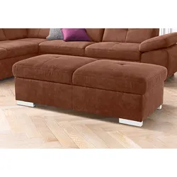 exxpo - sofa fashion Hocker »Spring Bankhocker, guter Sitzkomfort und tolle Verarbeitungsdetails« exxpo - sofa fashion cognac