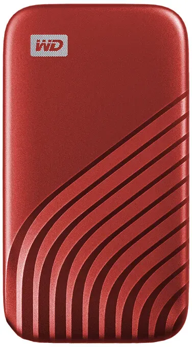 Western Digital My Passport 1 TB USB Typ-C 3.2 Gen 2 (3.1 Gen 2) Rot