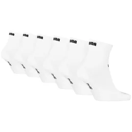 Puma Quarter Socken 6 Paare Weiß 43-46