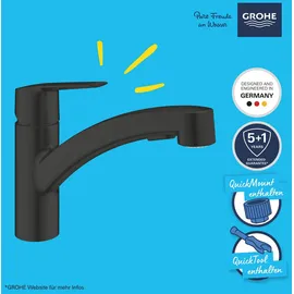 Grohe Start Einhebelmischer Mattschwarz