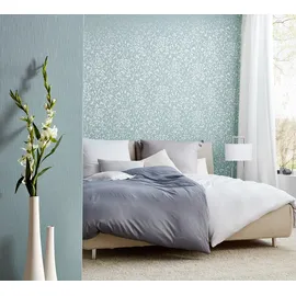 Architects Paper Metallic Silk Textiltapete 0,53 m x 10 m 306605 blau/grün