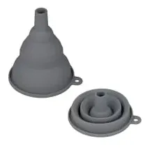 Metaltex Trichter Faltbar Ø 9 cm Silikon Grau