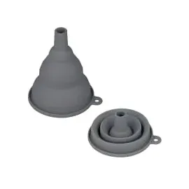 Metaltex Trichter Faltbar Ø 9 cm Silikon Grau