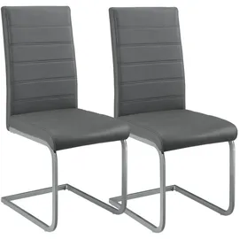 Juskys Freischwinger Stuhl Vegas 2er Set