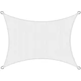 Sol Royal Sonnensegel rechteckig Weiß 300x200 cm - Sichtschutz, Sonnensegel
