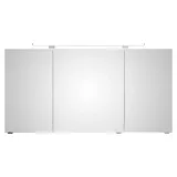 Saphir Badezimmerspiegelschrank »Serie 4010 Badezimmer-Spiegelschrank inkl. LED-Aufsatzleuchte«, Badschrank 140 cm breit, 3 Türen, 6 Glas-Einlegeböden, inkl Türdämpfer