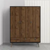 Andas Kleiderschrank »RY« mit 3 Türen und 3 Schubladen, Breite/Höhe 150/200 cm