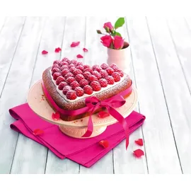 Kaiser Backform Springform Herz Ø 26 cm Stahl Schwarz