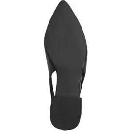 Marco Tozzi Damen Ballerinas Spitz Vegan, Schwarz (Black), 38 EU - 38 EU