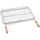 Sauvic Ausziehbarer Grill 70 x 40 cm Silber