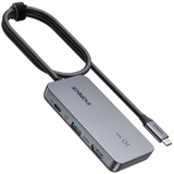 Inateck 7 in 1 USB C Hub mit 4K HDMI, PD 100W, 3 USB 3.2 10Gbps, SD/TF Kartenleser, 50cm Kable, kompatibel mit Windows 7/8/10/11, Mac OS,Linux