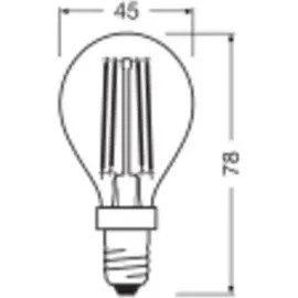Osram Ledvance LED-Tropfenlampe E14