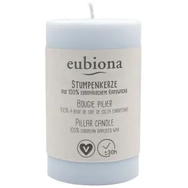 Eubiona Stumpenkerze 50 x 80 hellblau