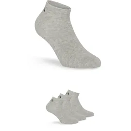 Fila Sneakersocken 3er Pack Grau 39-42