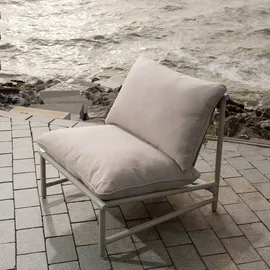 Woood Elvo Gartensessel 82 x 75 x 75 cm beige