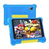 HotLight Kinder Tablet 7 Zoll, Tablet für Kinder mit Android 13, 5GB RAM+32GB ROM+128GB Erweiterbar, Wi-Fi, Bluetooth, Type-C, Kids Tablet mit Quad Core Blau