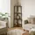 Relaxdays Eckregal 44,5 x 31,5 x 125 cm Braun/Schwarz