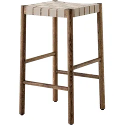 &Tradition Betty TK7 Barhocker, höhe 66 cm, eiche geräuchert / gewebe natur