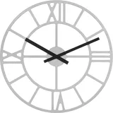 HERMLE 61024-362200 Wanduhr modern, 68cm x 26cm x 5cm
