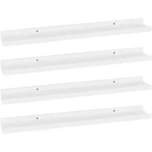 vidaXL Wandregal 60 x 9 x 3 cm Weiß