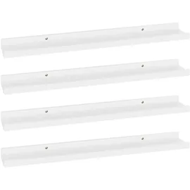 vidaXL Wandregal 60 x 9 x 3 cm Weiß