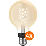 Philips Hue Filamentlampe White Globe E27 4er-Pack
