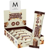 More Nutrition More Protein Bar, 10er Box Protein Riegel, Caramel Crunch