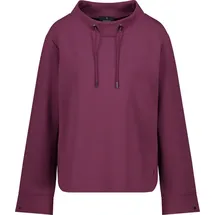 Monari Sweatshirt Stehkragen Rot 36