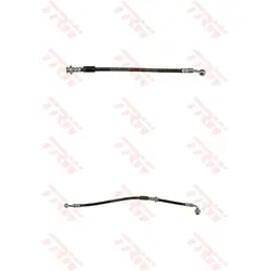2x Trw Bremsschläuche Vorne Links + Rechts Bremsschlauch Bremsleitung: Bremsschlauch A.b.s.: Sl5248 Ackoja: A640128 Ate: 24529103453 Blue Print: Adk85