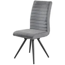 Jockenhöfer Gruppe Esszimmerstuhl Hannes, Drehstuhl (Set, 4 St), Inklusive Drehfunktion (360° drehbar) grau