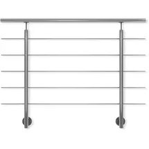 DOLLE Geländer-Set Edelstahl 150 cm Wandmontage