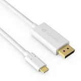 Sonero UCC021-020 USB-C auf DisplayPort Kabel 2,0 m Weiß