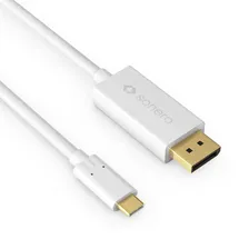 Sonero UCC021-020 USB-C auf DisplayPort Kabel 2,0 m Weiß