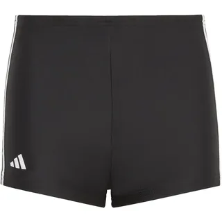 Adidas Classic 3-Streifen Boxer-Badehose Black / White 140    