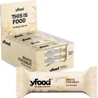 yfood Proteinriegel This is Food, 12 Riegel, White Coconut, je 60 g, pro Riegel 14 g Protein