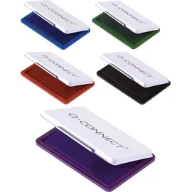 Q-Connect Stempelkissen 9,0 x 5,5 cm Schwarz 1 St.