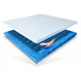 Matratzen Perfekt Geltopper 140 x 200 cm Weiß
