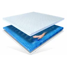 Matratzen Perfekt Geltopper 140 x 200 cm Weiß