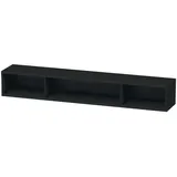 Duravit Regalelement L-Cube 80x14cm, Ei sw, 3 Fächer, horizontal