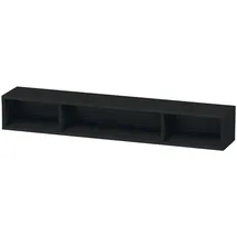 Duravit Regalelement L-Cube 80x14cm, Ei sw, 3 Fächer, horizontal
