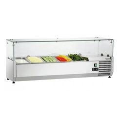 Bartscher Positives Kühlregal 5 x GN 1/4, zum Zusammenbauen, 160 W, 220 V - MONO