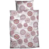 Traumschlaf Rozette Ornamental Rosa 155 x 220 cm + 80 x 80 cm