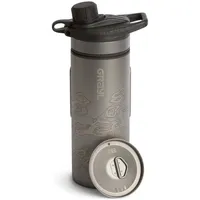 Grayl Titanium Geopress Wasserfilterflasche - Cook Lid covert black