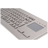 Gett TKV-084-FIT-TOUCH-IP65-MGEH-USB-DE Kabelgebunden Tastatur Deutsch, QWERTZ Edelstahl Integrierte