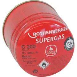 Rothenberger Supergas C 200 TSS mit Sicherheitssystem, Sprachversion A
